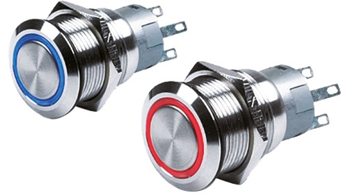 HELLA LED Drucktaster -Lichtfarbe rot Bild 1